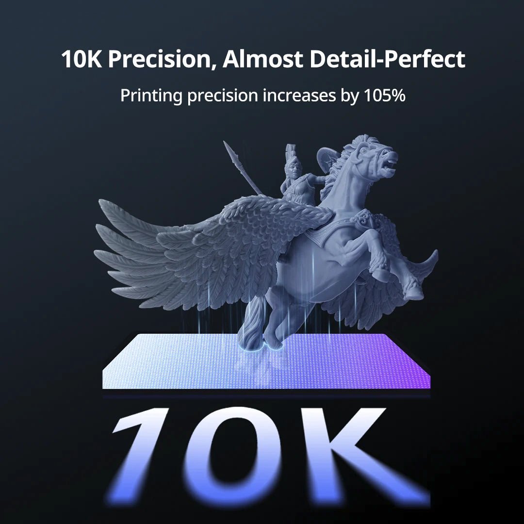 10K High Resolution Jewelry Ring Printed at 120mmh Speed