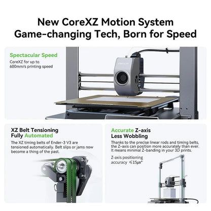 Creality Ender 3 V3 3D Printer - Printfy3D - 3D Printer Egypt