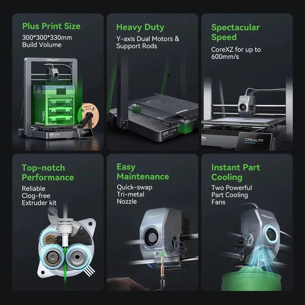 Creality Ender 3 V3 Plus 3D Printer - Printfy3D - 3D Printer Egypt